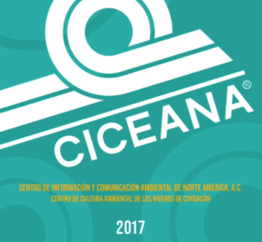 Portada turquesa del informe CICEANA con logotipo blanco y el año 2017.