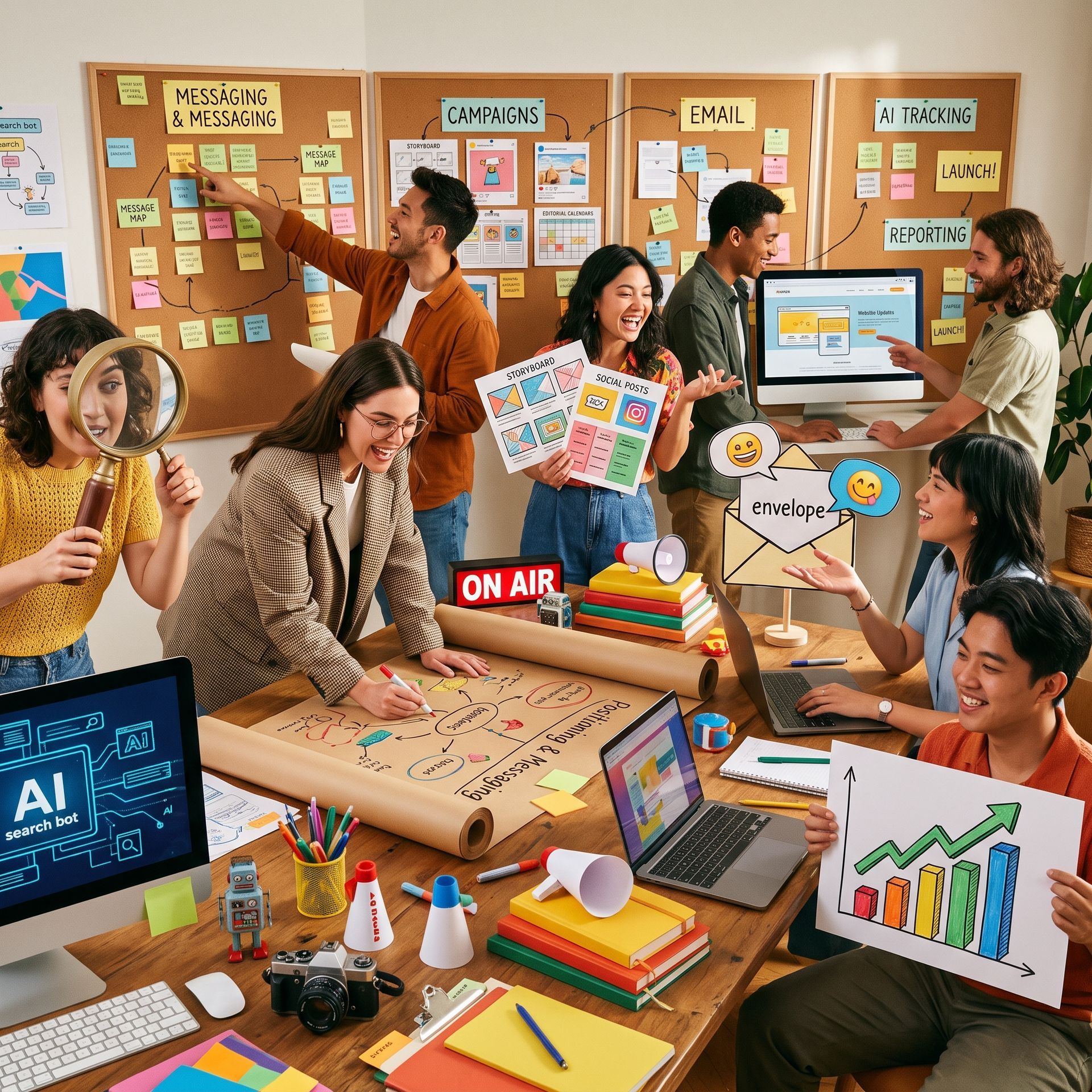 A full marketing team