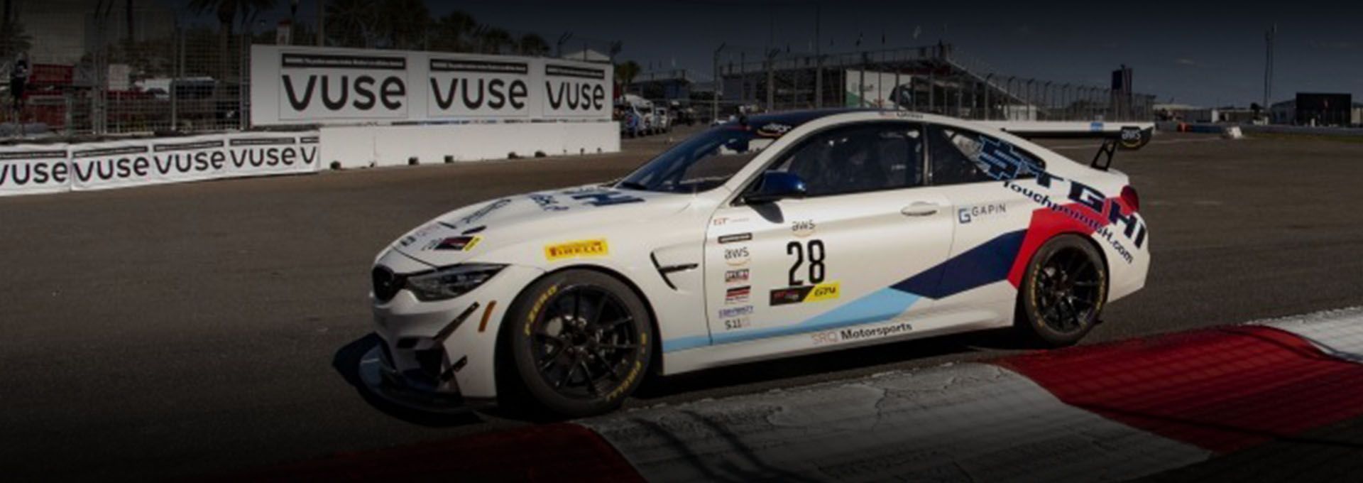 A Sports Vehicle During a Race in Sarasota, FL