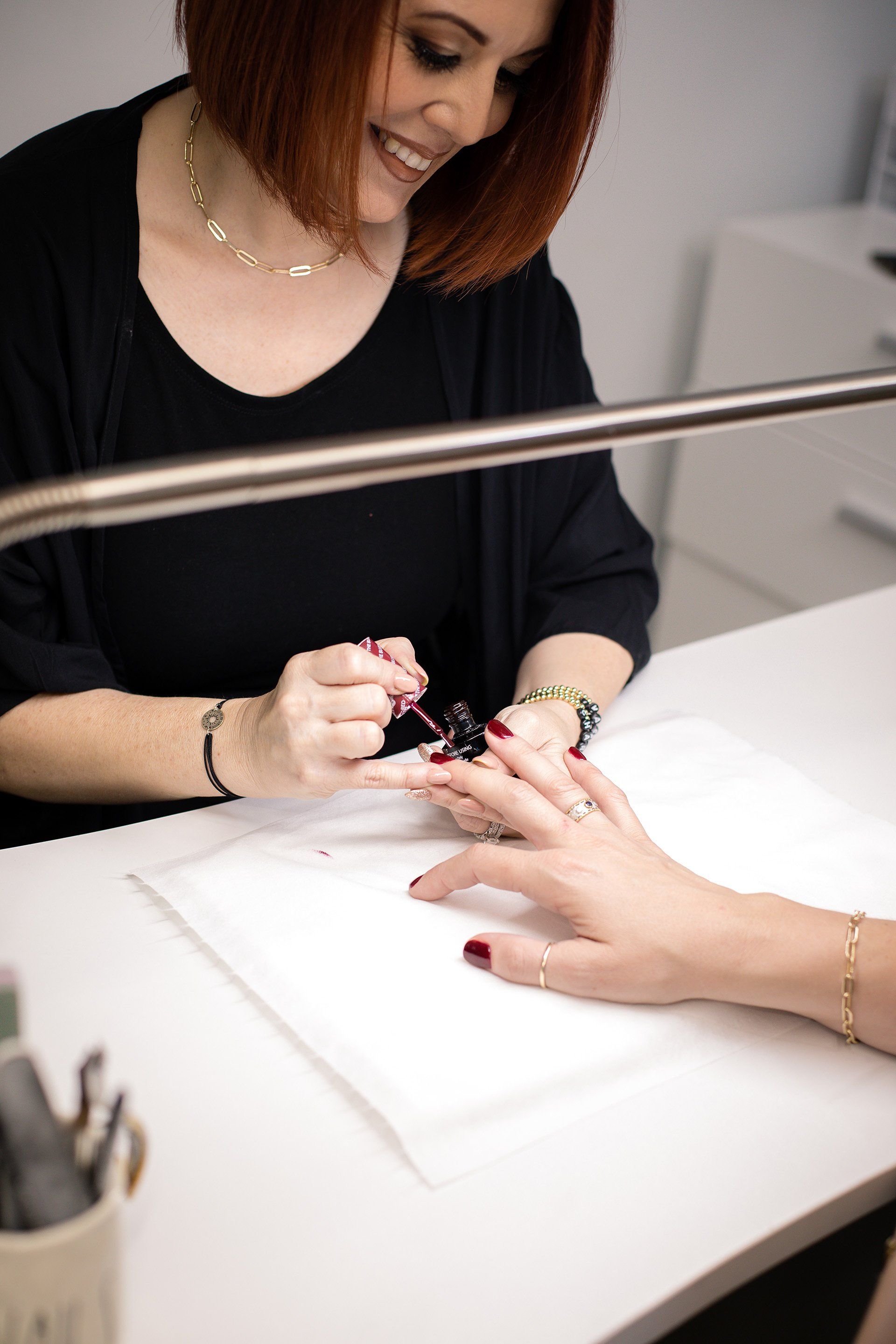 Heather, Nail Technician, at Iconic Beauty Miami