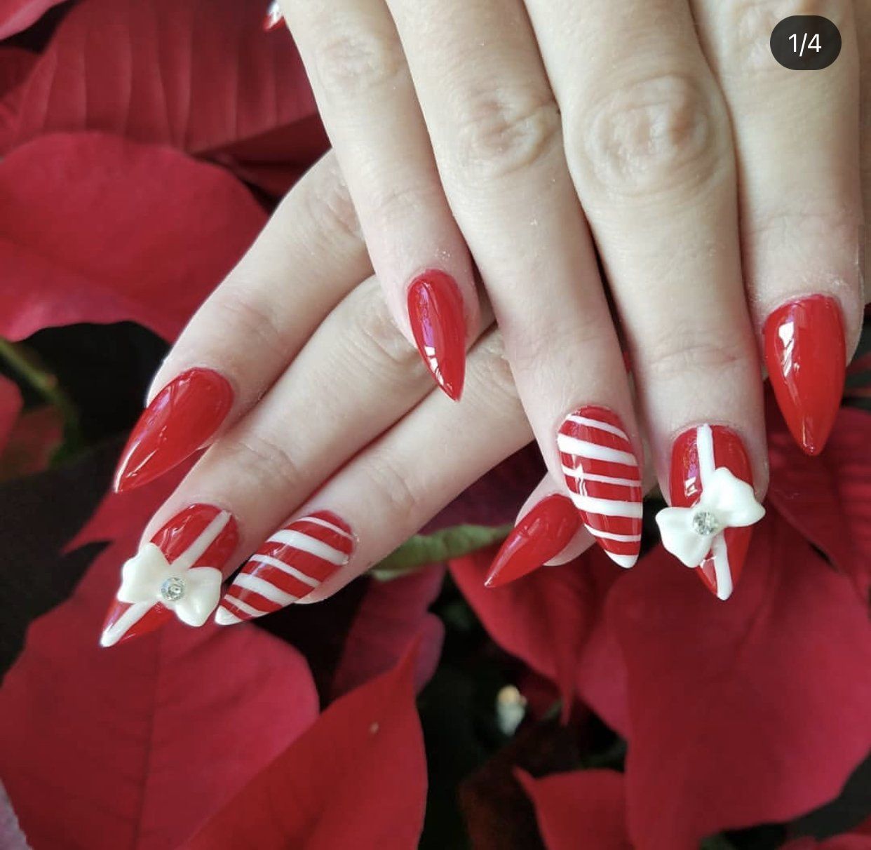 Nail Art for Christmas by Heather at Iconic Beauty Miami