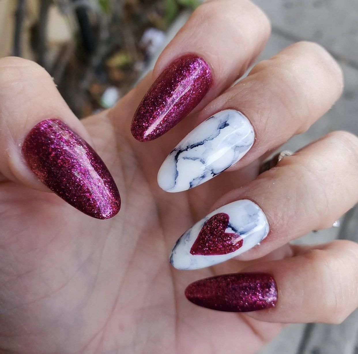 Nail Art for Valentine's Day by Heather at Iconic Beauty Miami