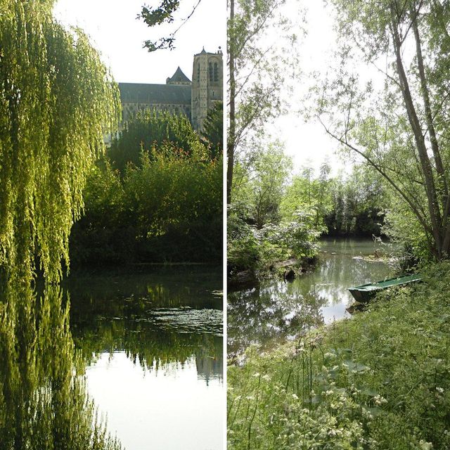 Les marais de Bourges, jardins et canaux au pied de la cathédrale