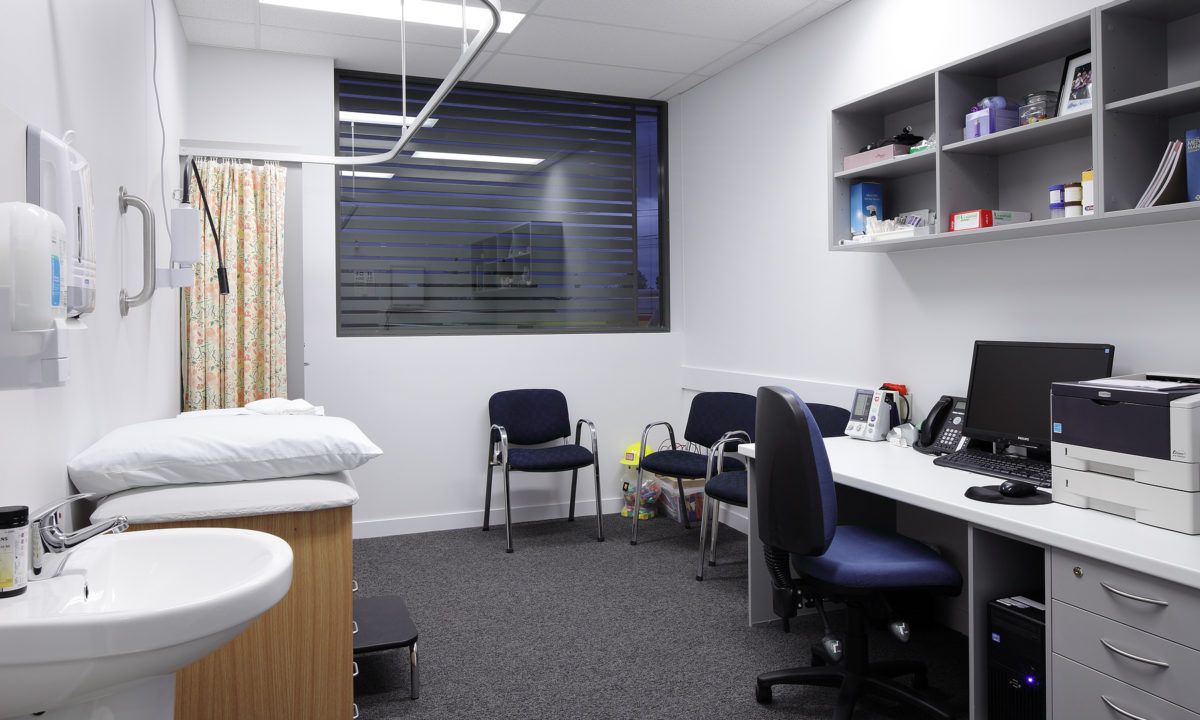 A Bright Medical Office Featuring Shelves With Medical Supplies — JIC Projects Pty Ltd in Runaway Bay, QLDÂ