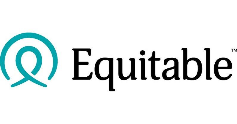 Equitable logo: teal graphic with overlapping circles and