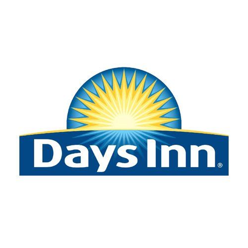 A days inn logo with a sun on it