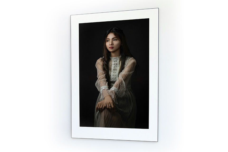 Fine art print of a young lade