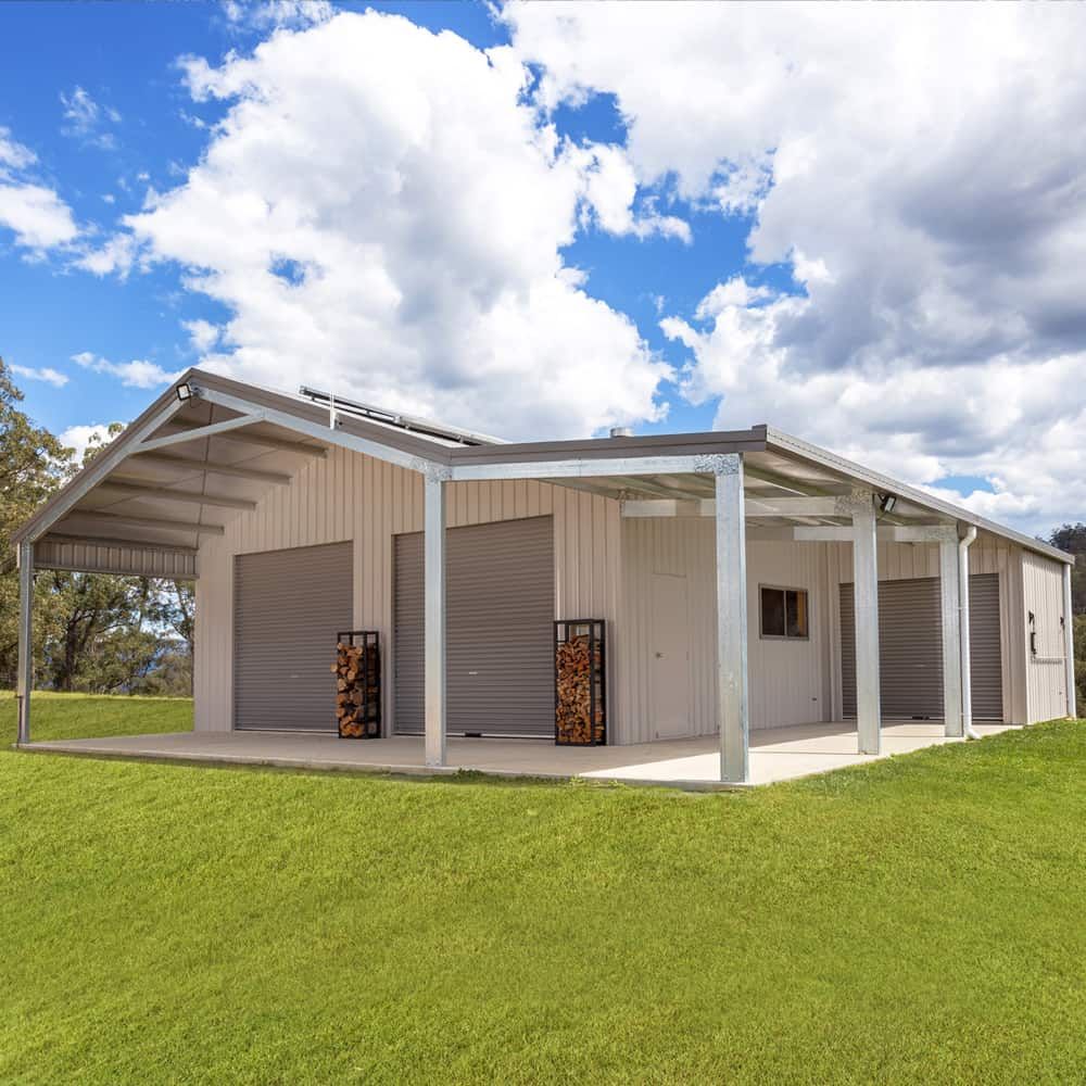 A Large White Shed — Hastings Valley Sheds in Wauchope, NSW
