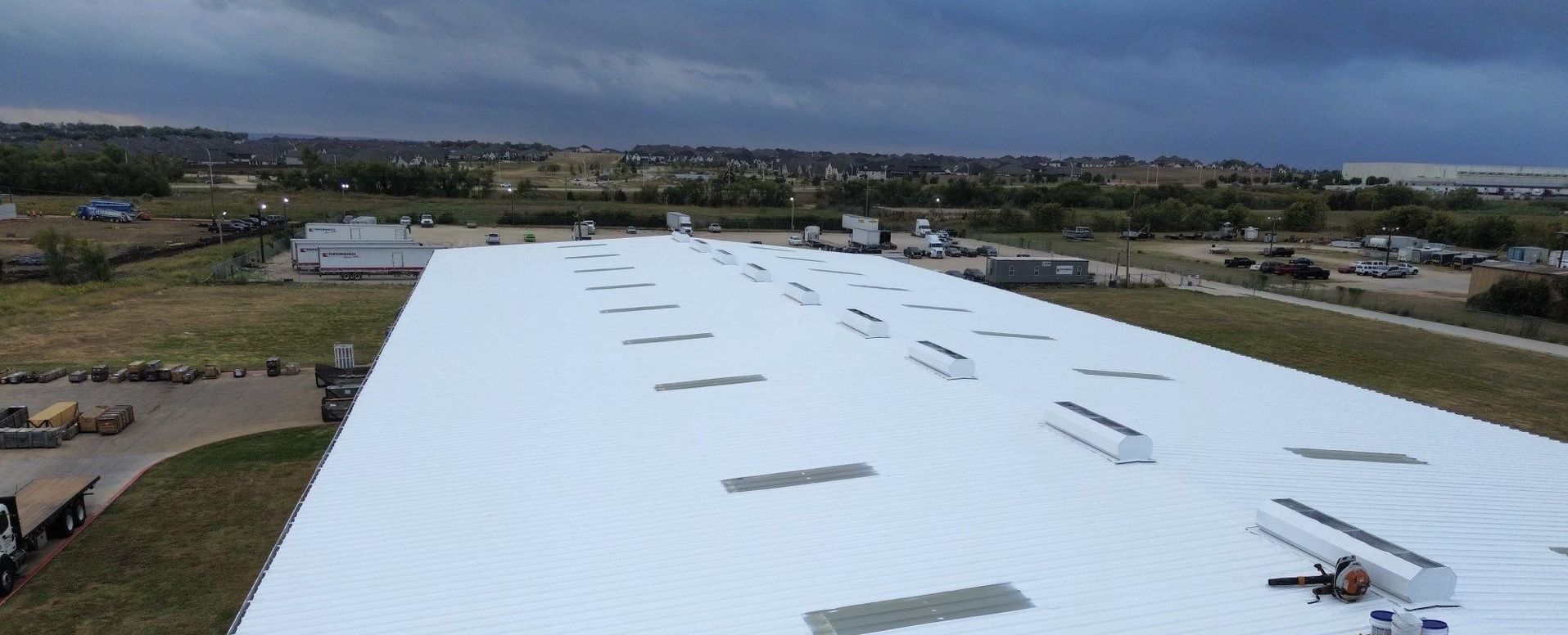 what is the most common type of commercial roof?