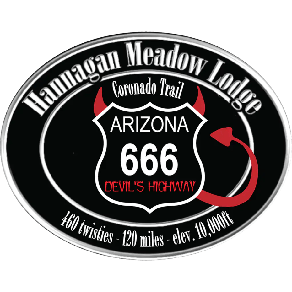 A logo for the coronado trail in arizona