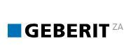 The geberit za logo is blue and black on a white background.