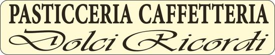A logo for pasticceria caffetteria dolci ricordi