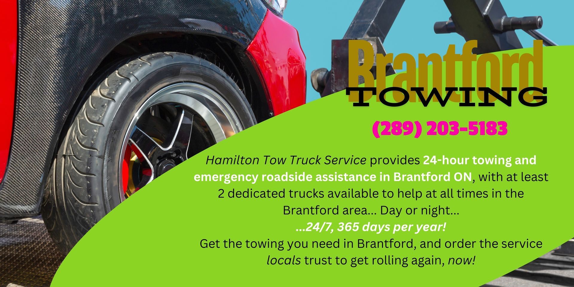 Brantford Towing Infographic