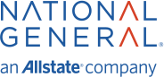 National General logo, blue and red text.