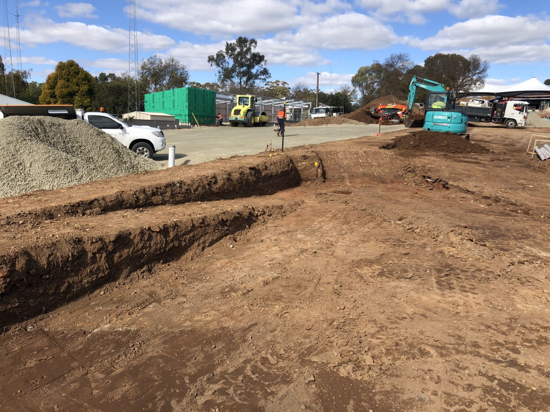 Detailed excavations