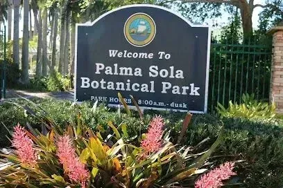 Hvac-Contractor-Bradenton-A sign that says welcome to palma sola botanical park
