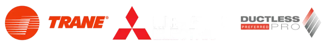 Trane and Mitsubishi logo