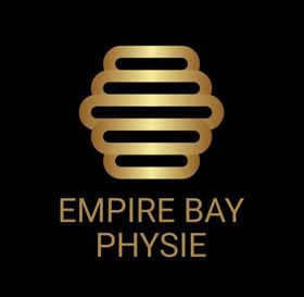 Gold emblem with stacked horizontal lines above 