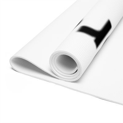 White Breathe Bitch Yoga/ Breathwork Mat - Motivational Foam Mat for Mindfulness, At-Home Workouts, Gift for Yogis, Fitness Enthusiasts, Self-Care