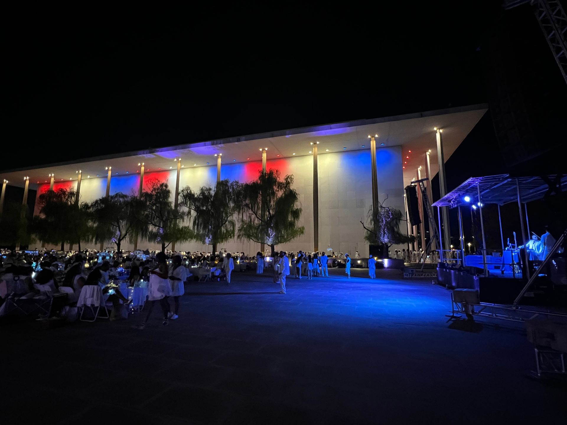 AV Event Audio and Staging Diner En Blanc DC Kennedy Center Washington DC
