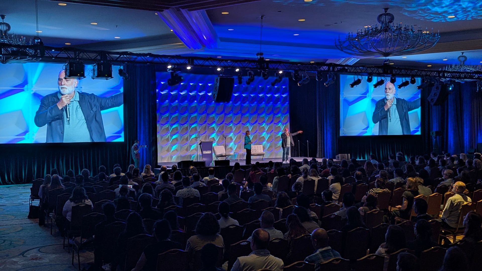 Event Production AV Screens, Projection, Video Switching, Cameras, Audio - Code For America Washington DC