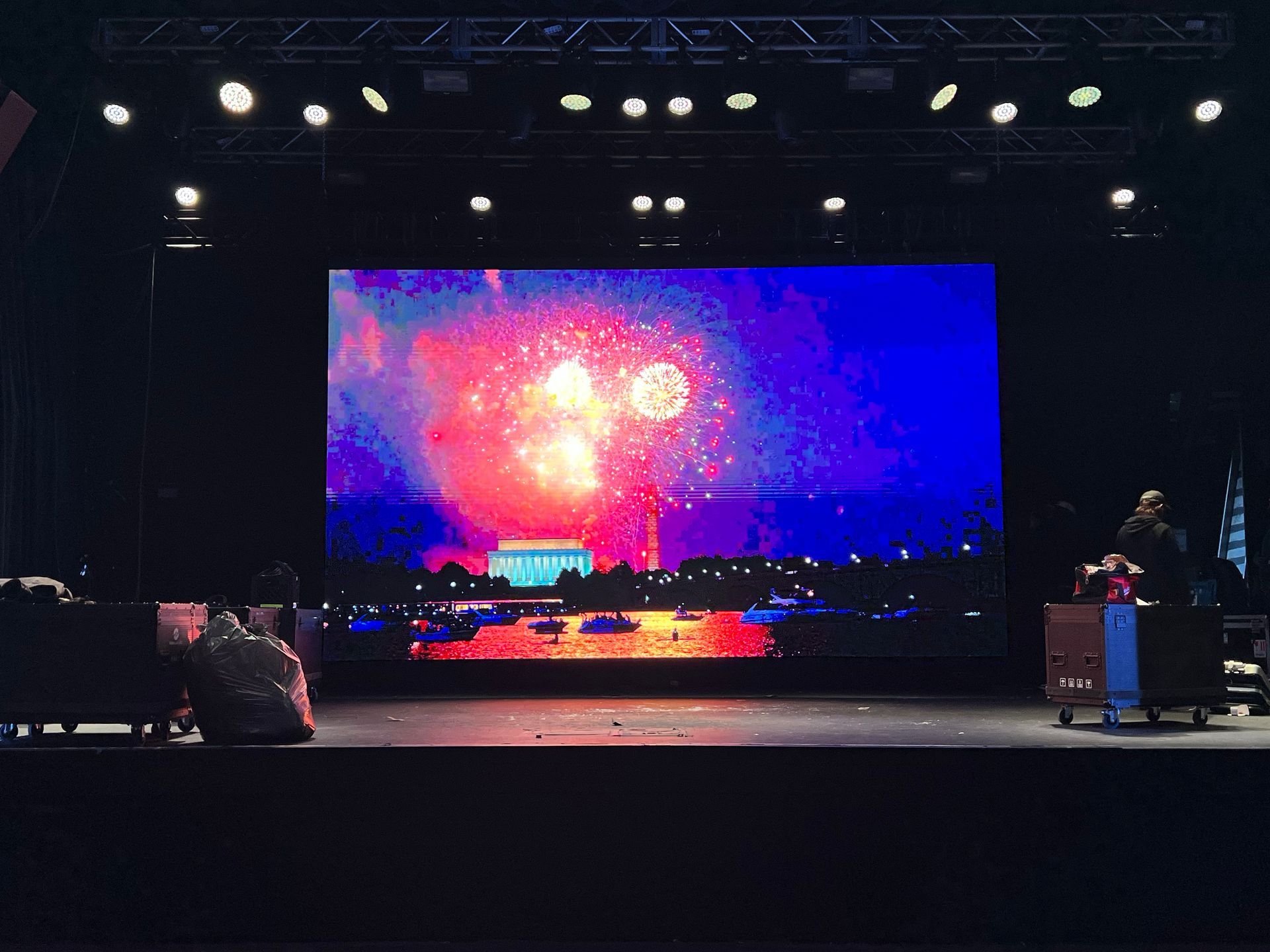 LED Installation at the Historic Howard Theatre