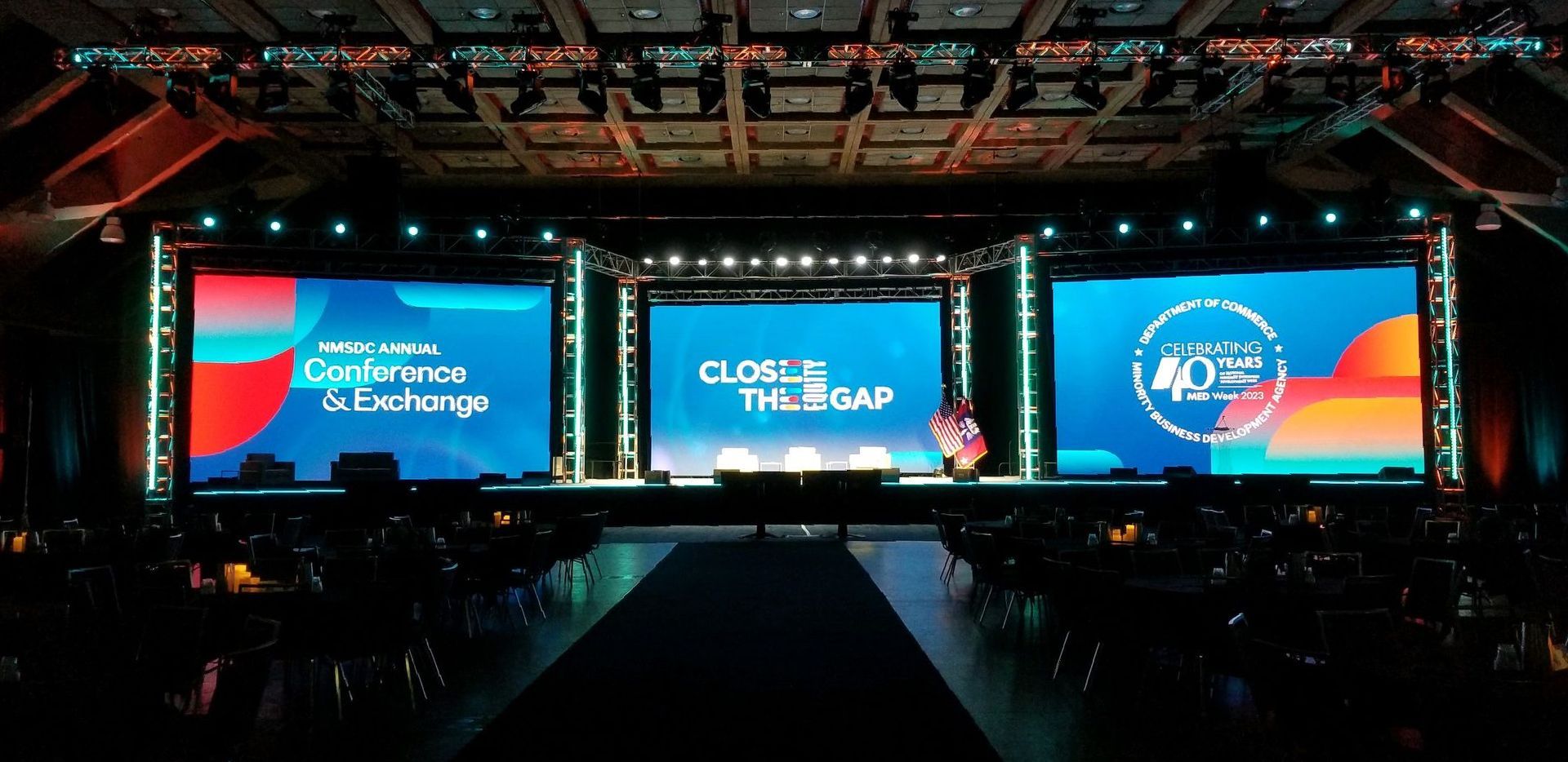 Audio-Visual Live Event  production for The Close The Gap Conference in Washington D.C.