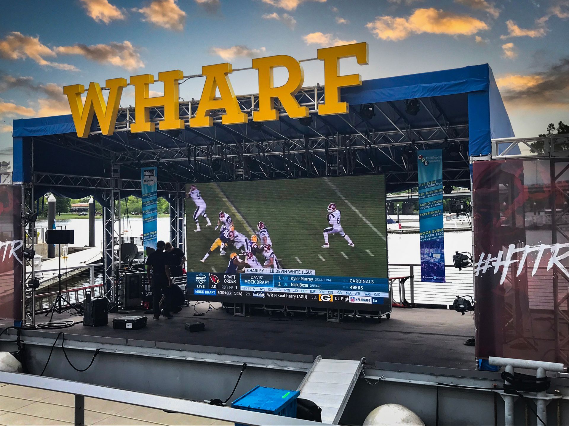 LED Wall The Wharf Washington
