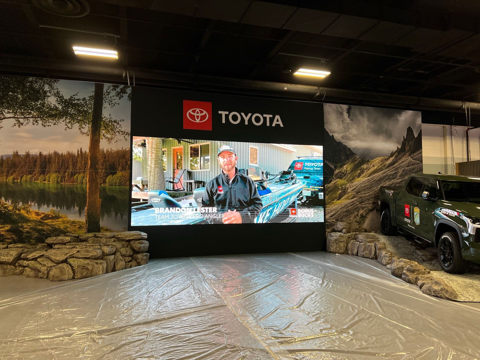 LED Wall at Toyota Car Show Display