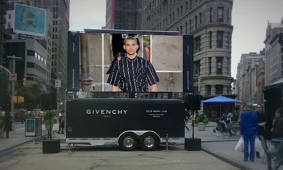 Mobile LED Video Wall Trailer 14x8 Graphic Wrap Outdoor Event NYC 
