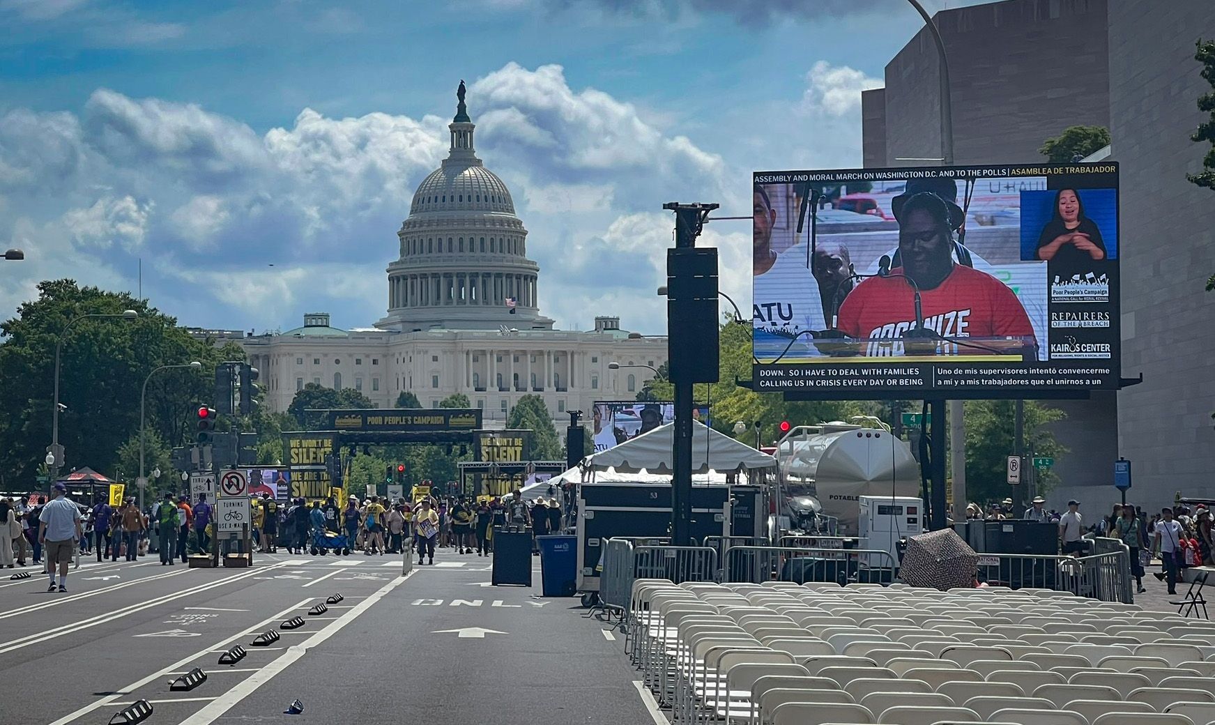 Mobile LED Screen at The Capitol in Washington DC