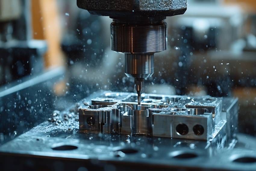 CNC machining process