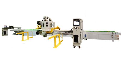 Anderson America industrial woodworking machinery with various processing stations