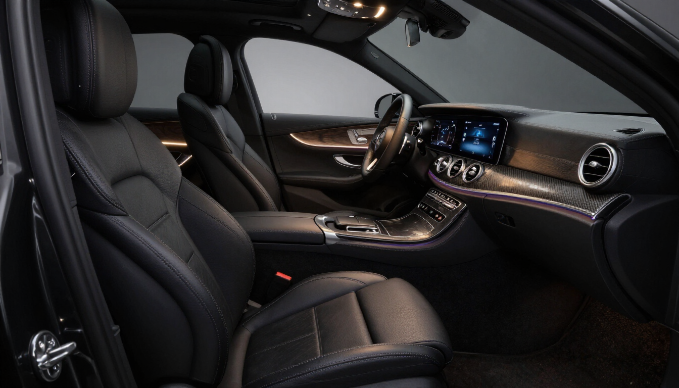 Luxury car interior