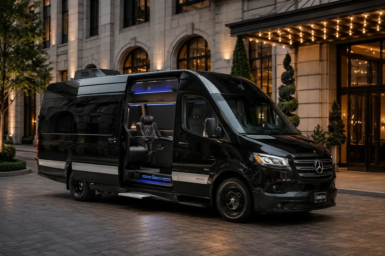Mercedes-Benz Sprinter executive van for group transportation in New Orleans