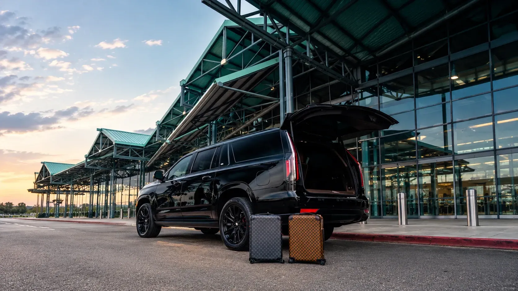 Pre-booked chauffeur car compared with rideshare in New Orleans