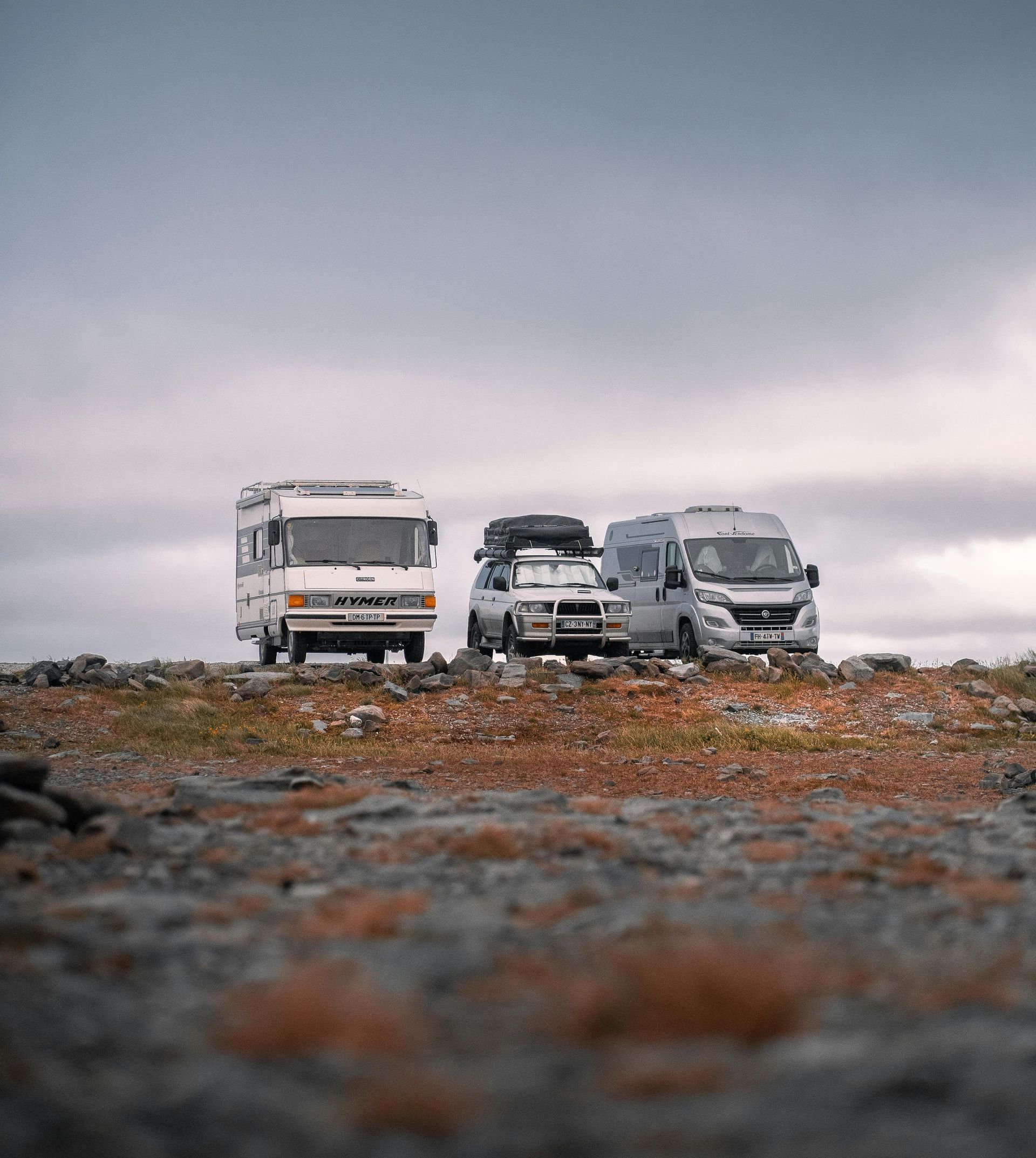 Autocamper fra siden