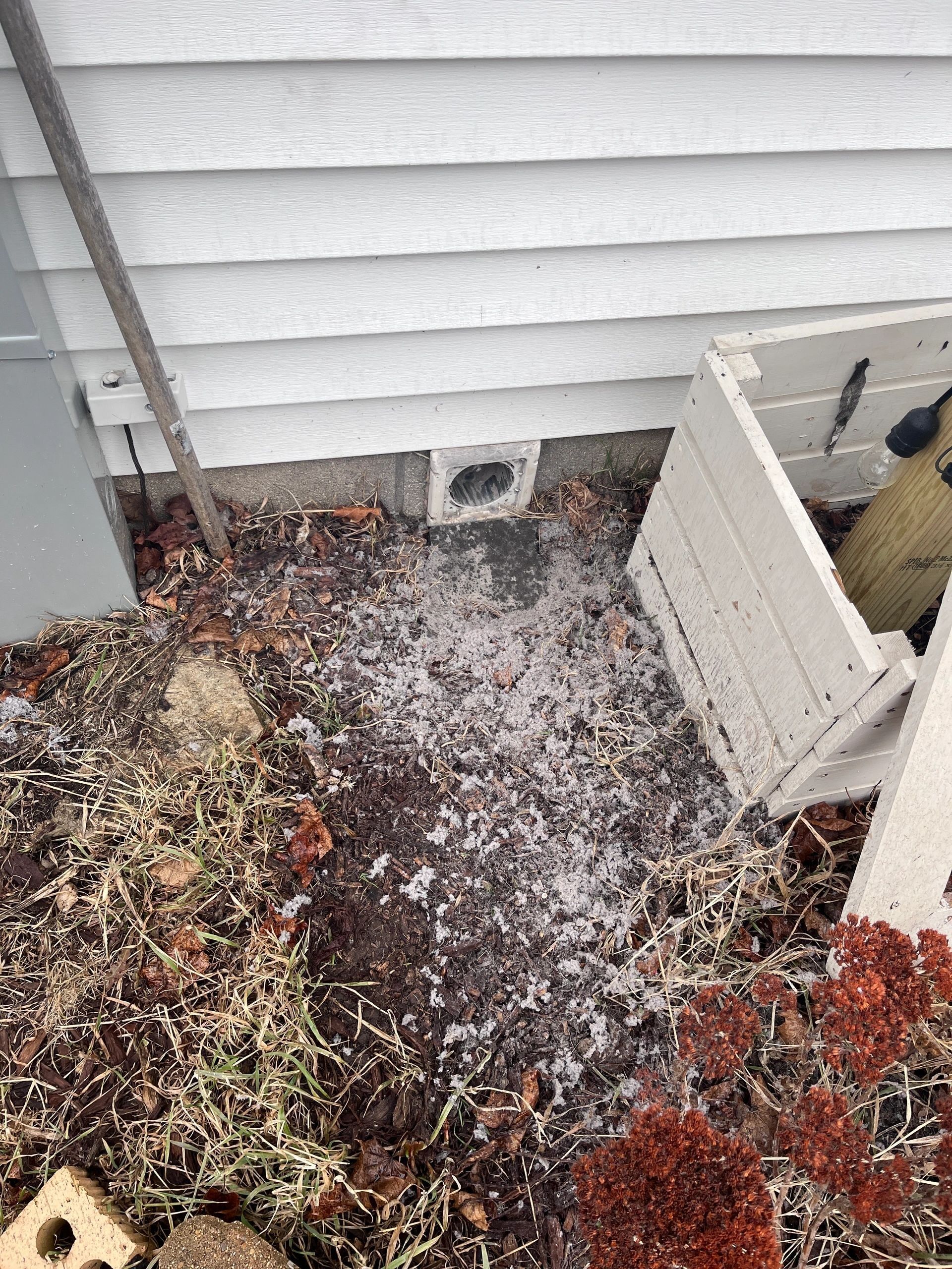Vent dirt