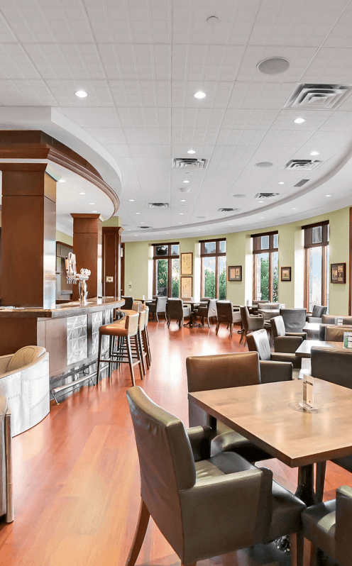 The Jim & Garry's pub indoor dining room.