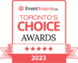 Event Source - Toronto's Choice Awards Five Stars 2023 logo. 