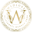 Wedluxe logo.