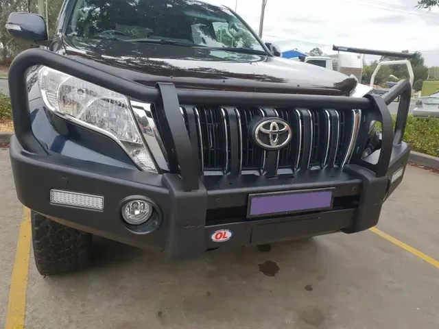 A Toyota Black SUV with a Bullbar — Autoplus Professionals Picton in Picton, NSW