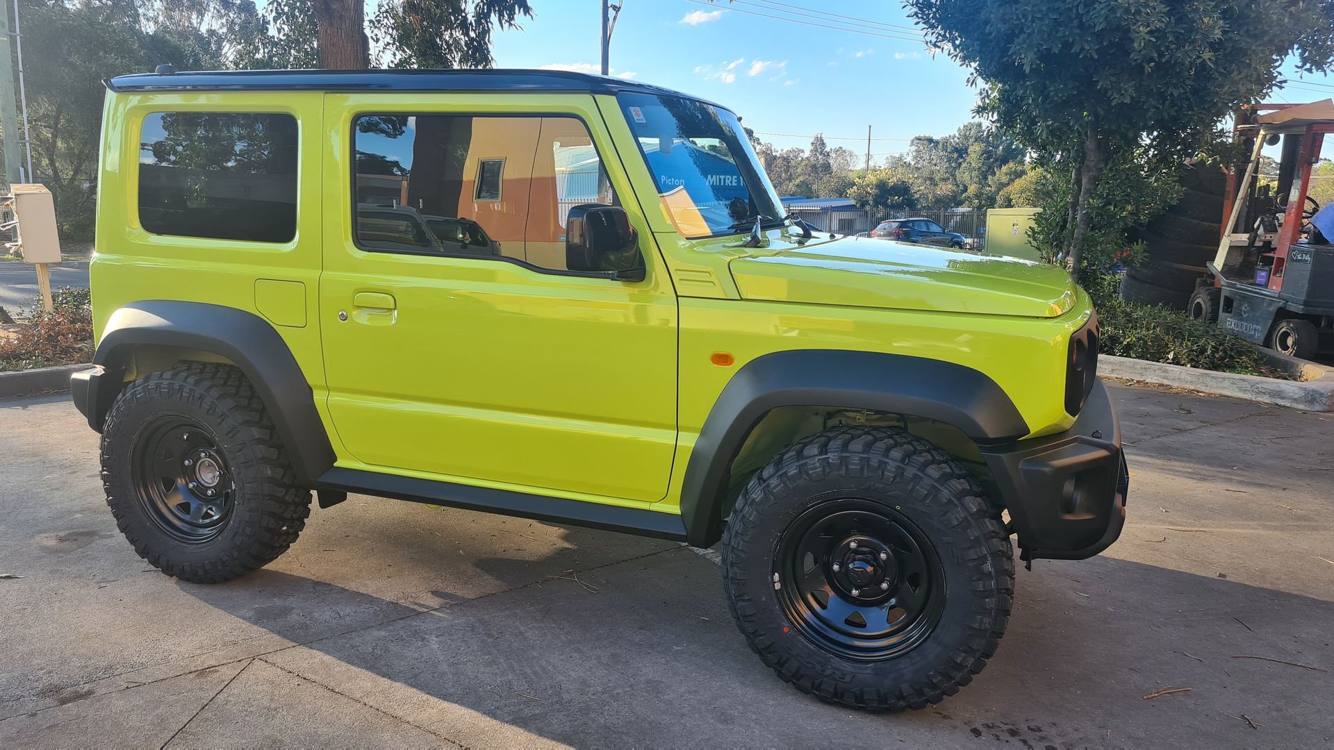 A Lime Green Car — Autoplus Professionals Picton in Picton, NSW