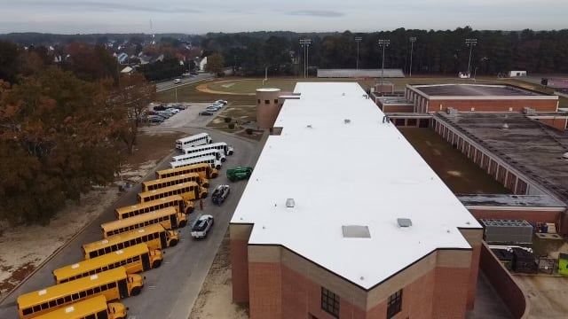 Roof of a Long Building — Kernersville, NC — Bar Roofing & Maintenance