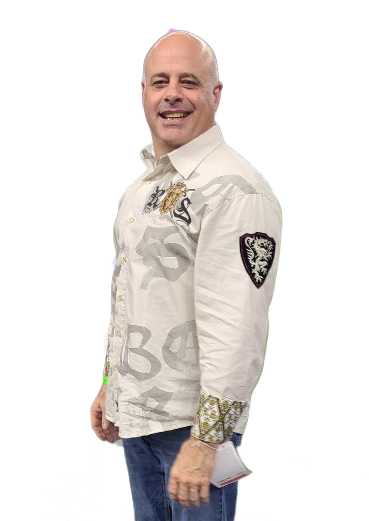Craig Callaway, owner of Tumble and Stunt Institute, at a football game 