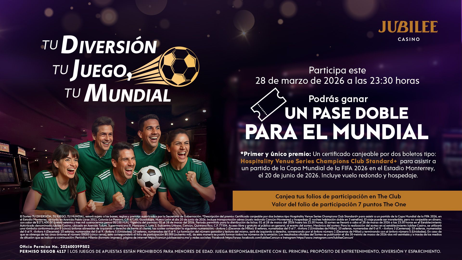 Consulta tus folios  del sorteo 