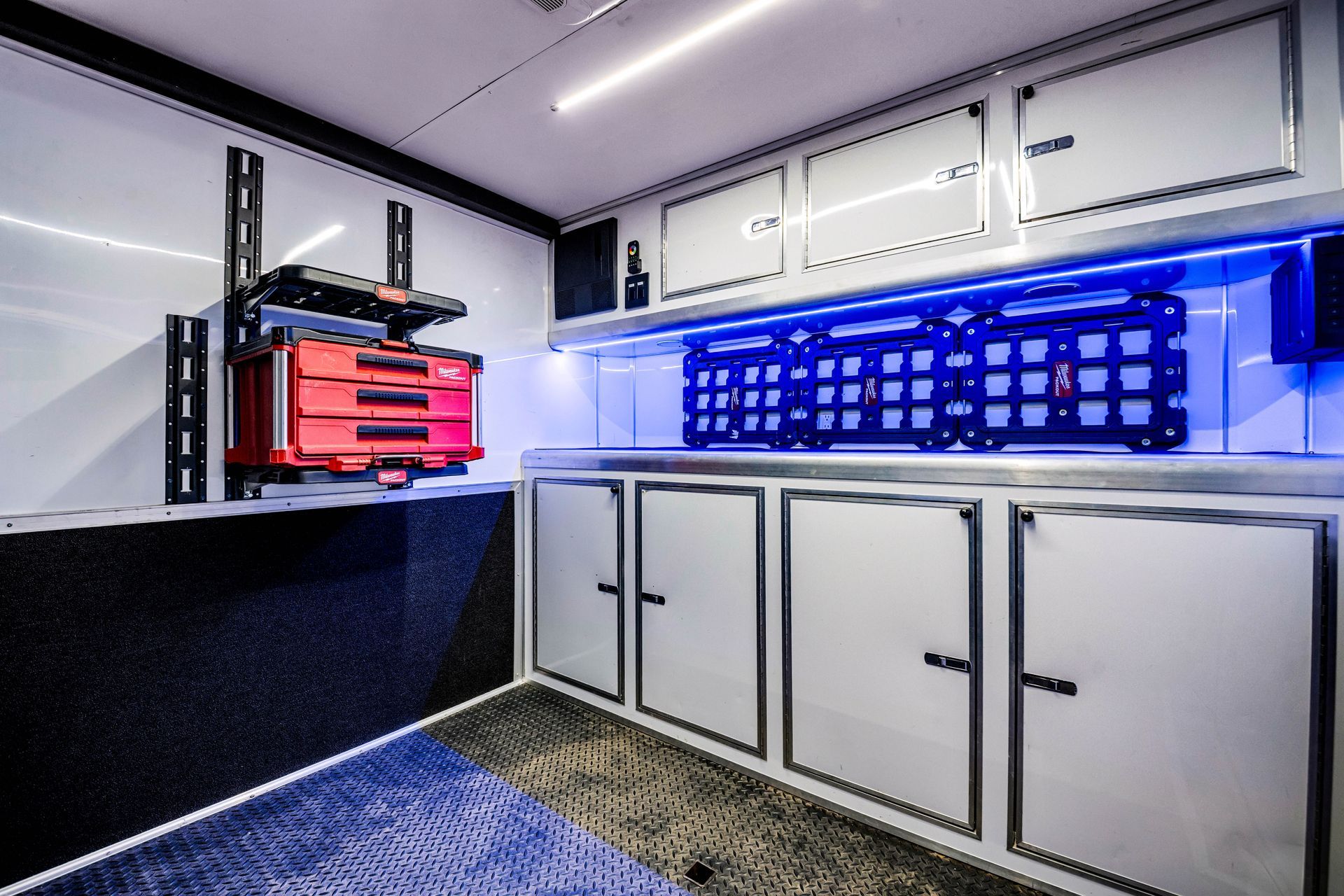 Interior of Mobile Broadcast Trailer Chattanooga, TN for Live Video Prodiction
