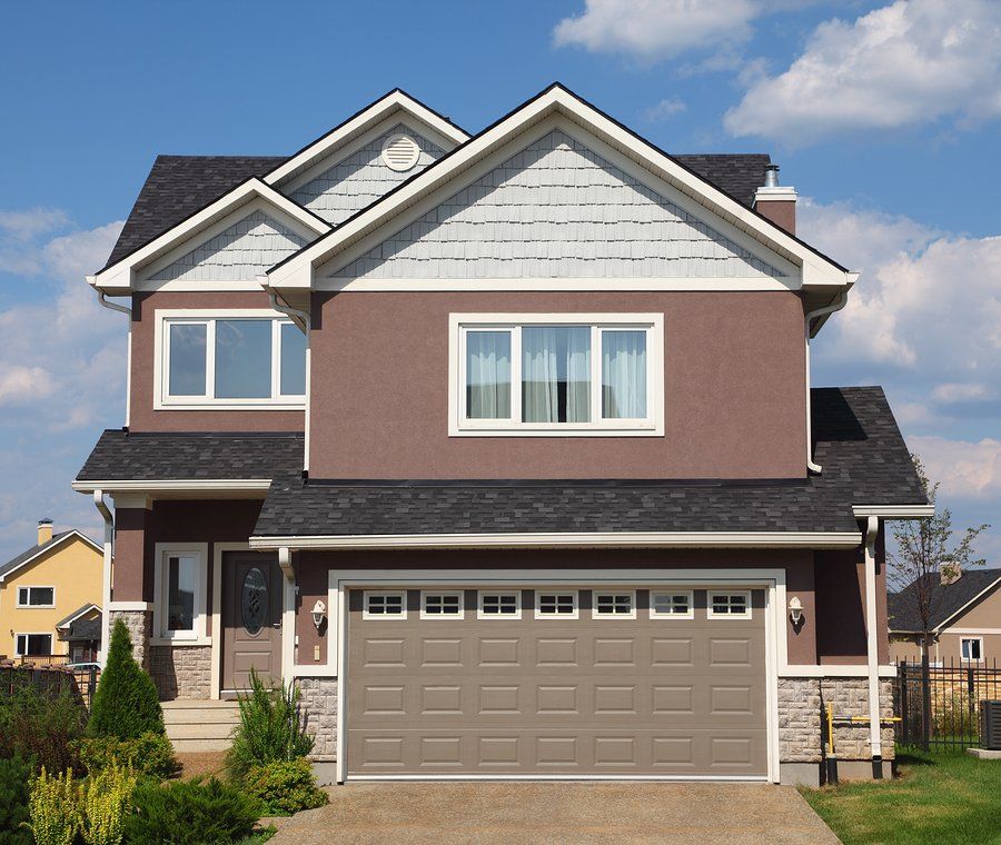 big house with driveway