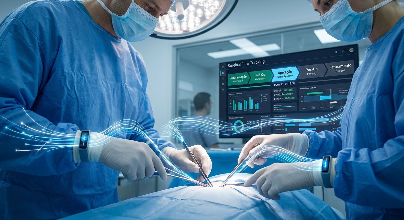 Sala de cirurgia 100% conectada