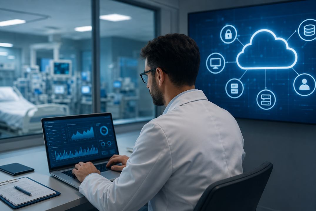 Simplificando a migração de infraestrutura e nuvem para hospitais